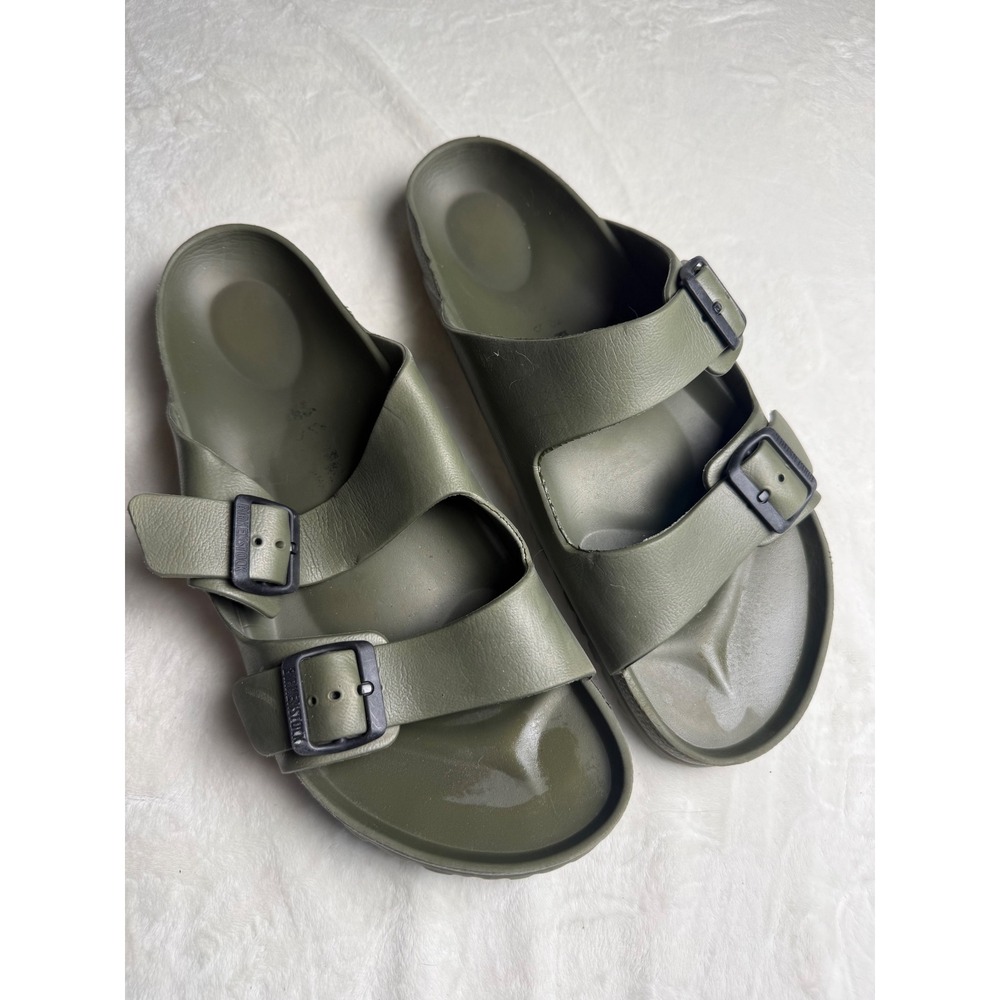 Birkenstock Arizona EVA Sandals Khaki Green Mens 41 Waterproof Slides